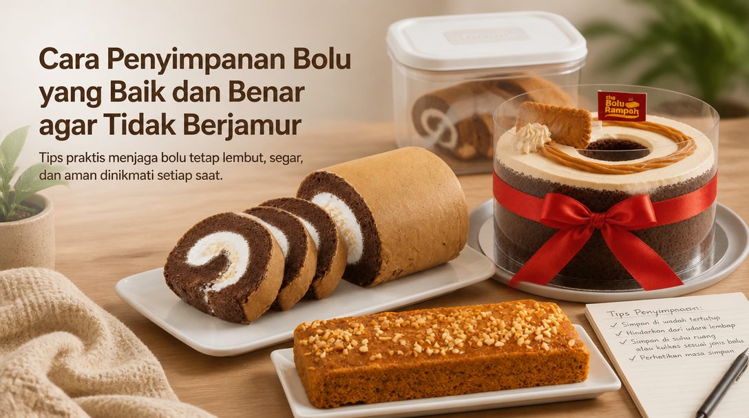 Cara Menyimpan Bolu agar Tetap Lembut dan Tidak Cepat Berjamur