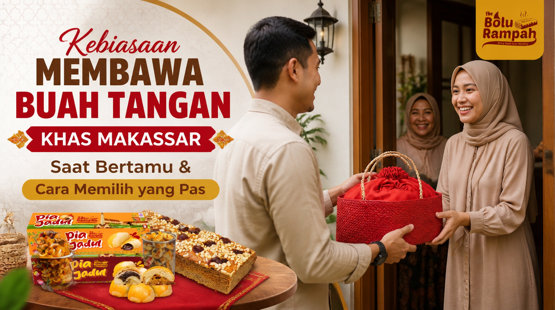 Kebiasaan Membawa Buah Tangan Khas Makassar Saat Bertamu dan Cara Memilih yang Pas