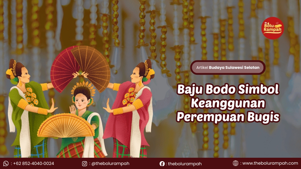 Baju Bodo Simbol Keanggunan Perempuan Bugis