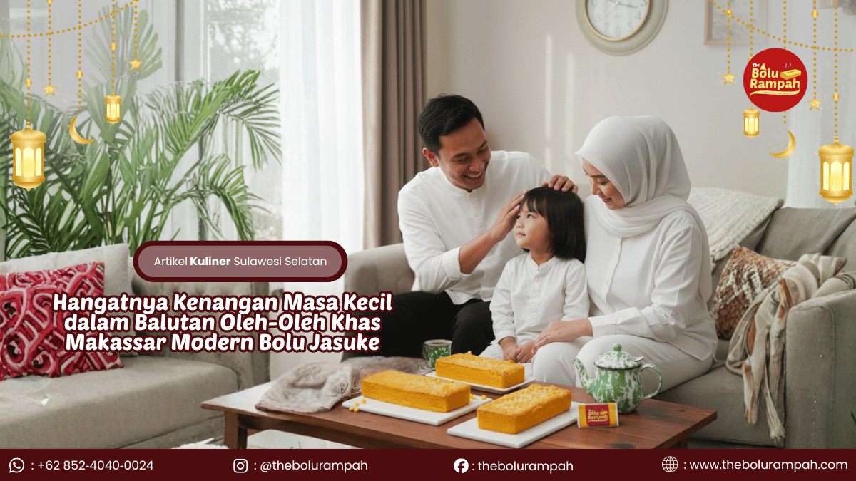 Bolu Jasuke Hangatnya Kenangan Masa Kecil dalam Balutan Oleh-Oleh Khas Makassar Modern
