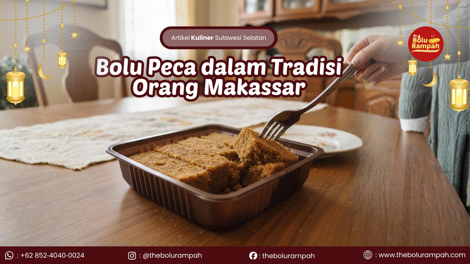 Bolu Peca dalam Tradisi Orang Makassar