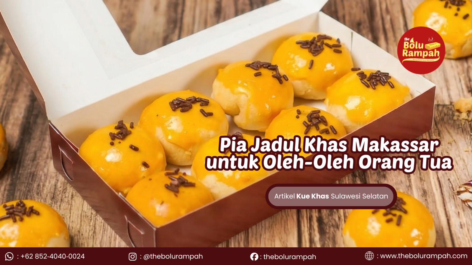Pia Jadul Khas Makassar untuk Oleh-Oleh Orang Tua