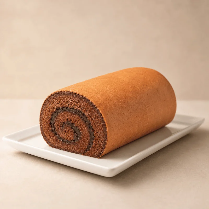 Bolu Gulung Cokelat