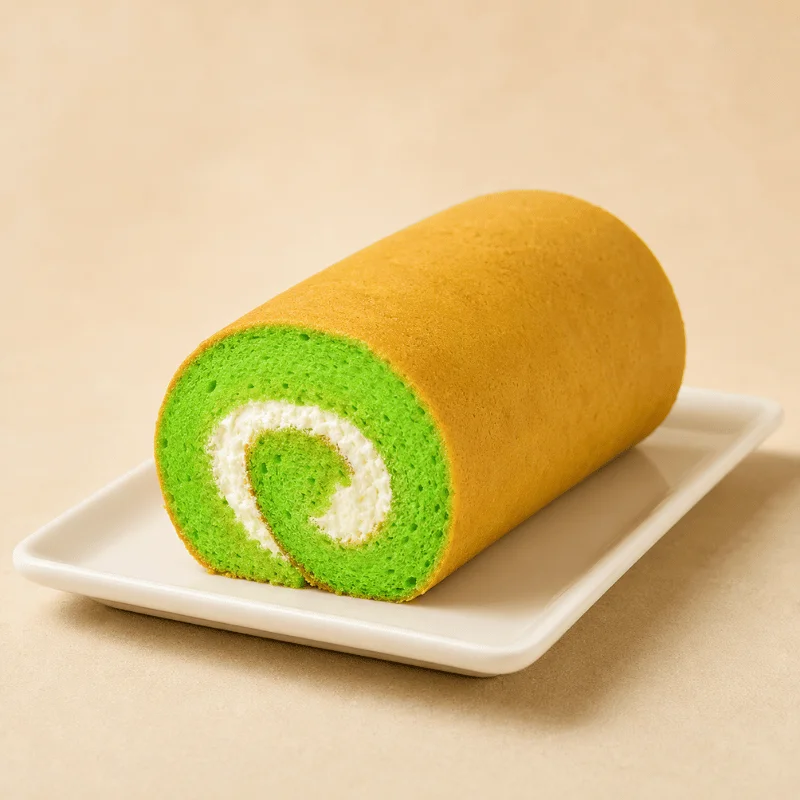 Bolu Gulung Pandan Keju